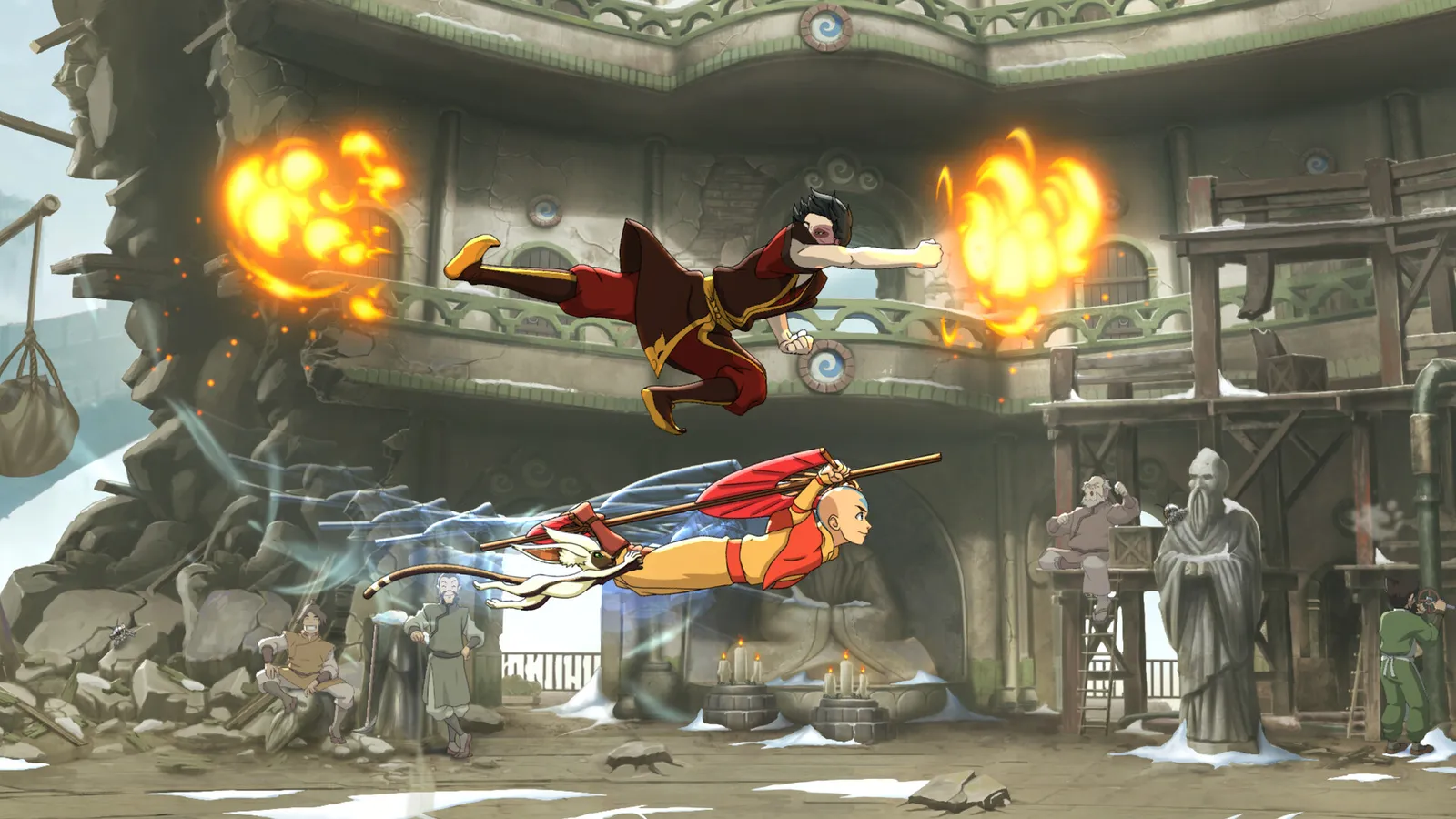Avatar Legends: The Fighting Game Year 1 DLC character roster preview featuring bonus fighter Tagah and pass bundle details