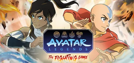 Avatar Legends: The Fighting Game 2D battle screen match opening neutral stance and UI health gauge positioning