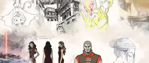 Avatar Legends: The Fighting Game Air Temple stage background rendered at 60 FPS performance benchmark