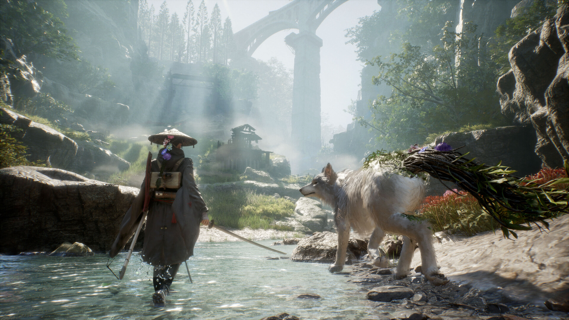 Beast of Reincarnation gameplay — a boss battle in the wilds.