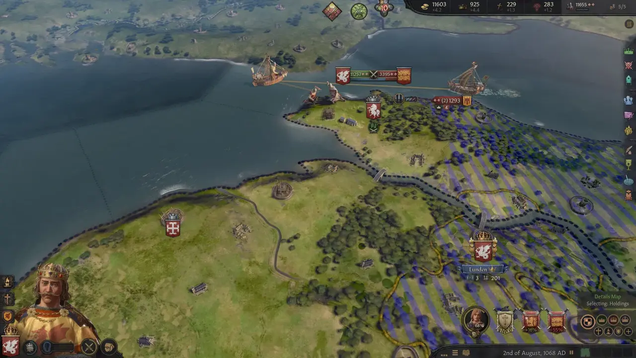 Crusader Kings 3 court screen (official Steam store screenshot)