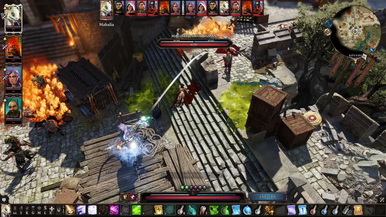 Divinity Original Sin 2 gameplay on Steam Deck