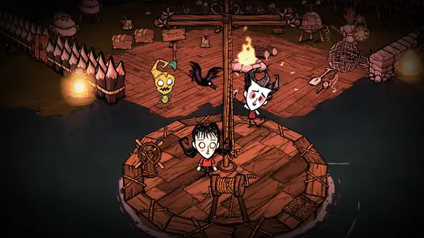 DST survival camp screenshot (Steam official store page)
