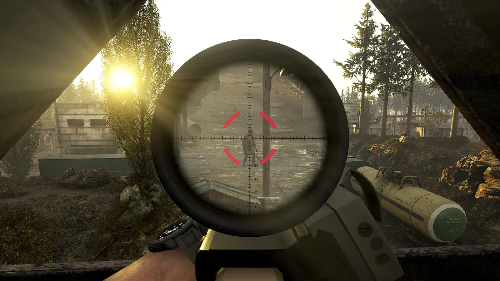 The firing range in Ground Branch — test every weapon and attachment before you deploy.