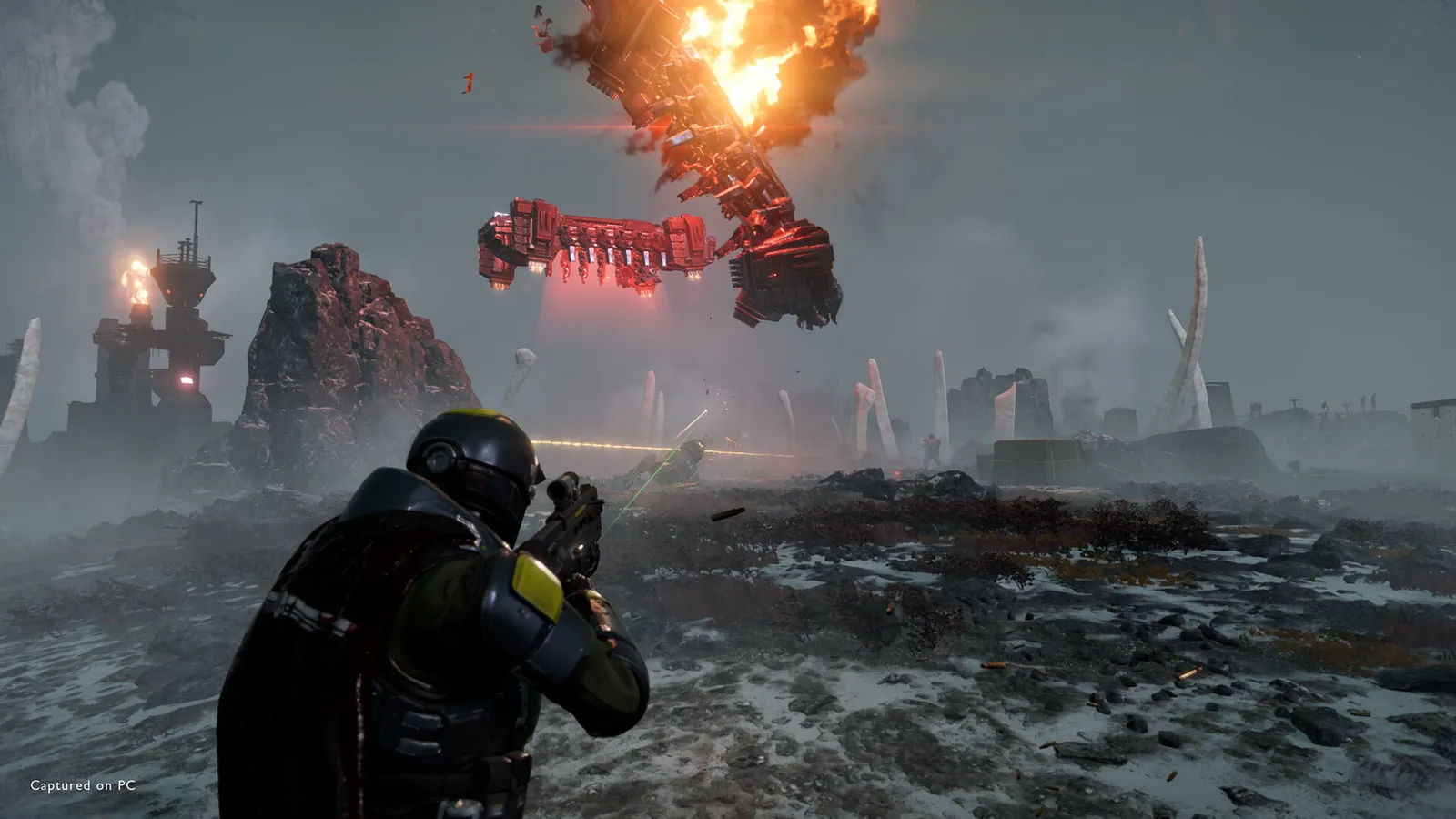 Helldivers 2 official gameplay screenshot (Steam store page)