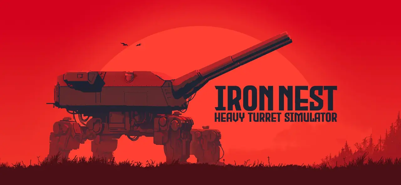 IRON NEST platform release artwork depicting siege environment and heavy fortifications