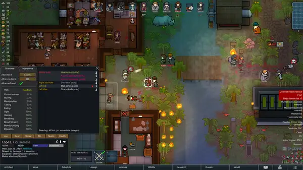 RimWorld gameplay screenshot (Steam store page)