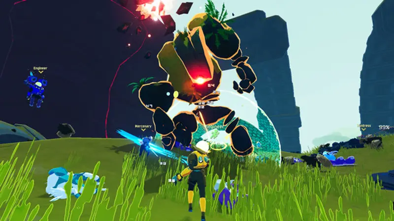 Risk of Rain 2 gameplay (Steam store page screenshot).