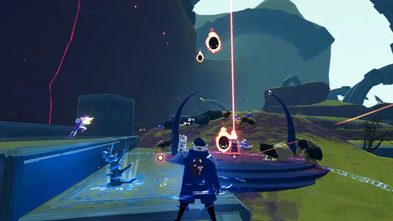 Risk of Rain 2 stage — one of the maps in the run