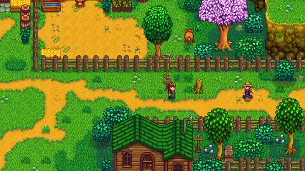 Stardew Valley mine scene (official store art)