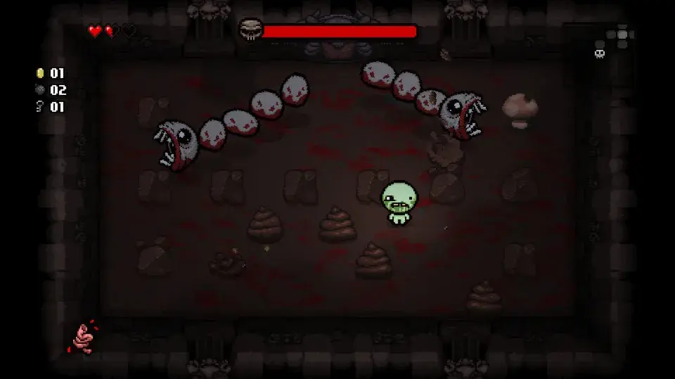 Scene from The Binding of Isaac