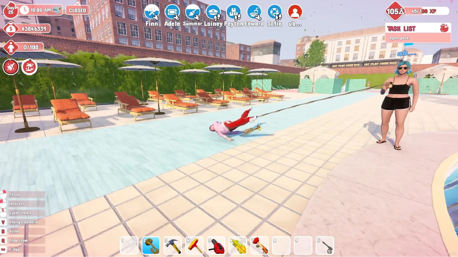 Waterpark Simulator official gameplay screenshot.